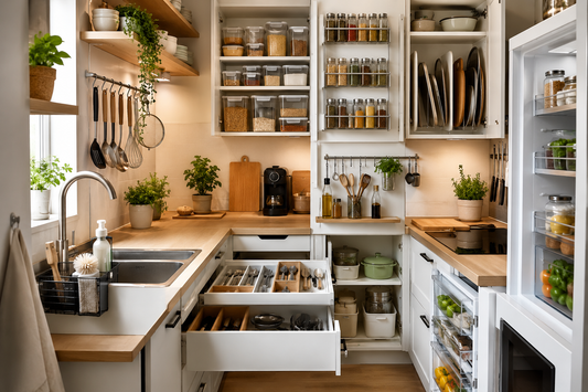 Comment gagner de la place dans une petite cuisine : 15 astuces simples et efficaces