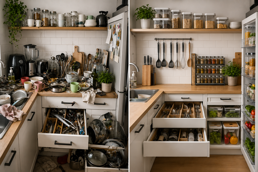 Pourquoi votre cuisine semble toujours en désordre (et comment y remédier)