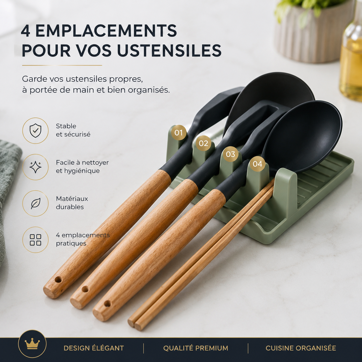 Orgaza™ | Porte-Ustensiles