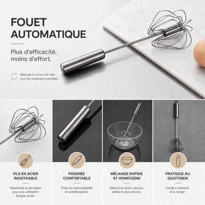 RapidWhisk™ | Fouet Auto-Rotatif